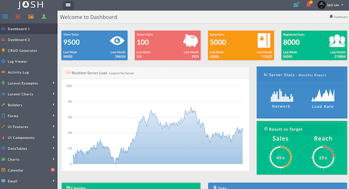 Josh Dashboard