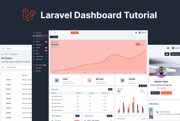 Laravel Admin Dashboard Tutorial