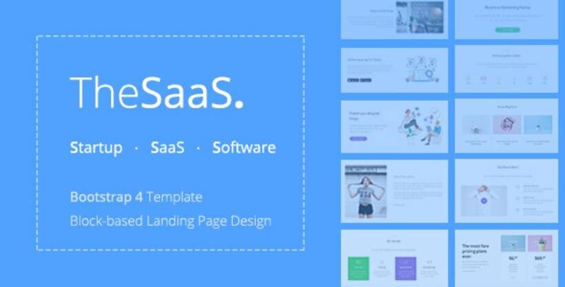 TheSaaS Bootstrap Template