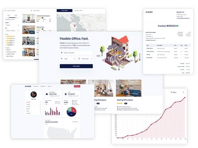 Spaces – Listing Bootstrap Template Preview