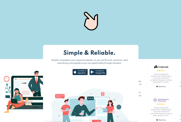 Swipe - Mobile App One Page Bootstrap 5 Template Thumbnail
